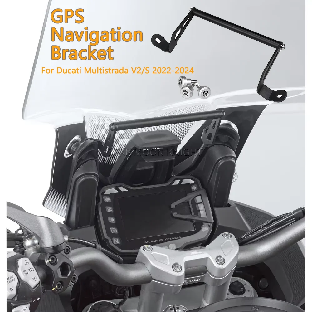 For Ducati Multistrada V2 V2 S Multistrada V2S Navigation Bracket Motorcycle GPS Fairing Mount Motorcycle Accessories