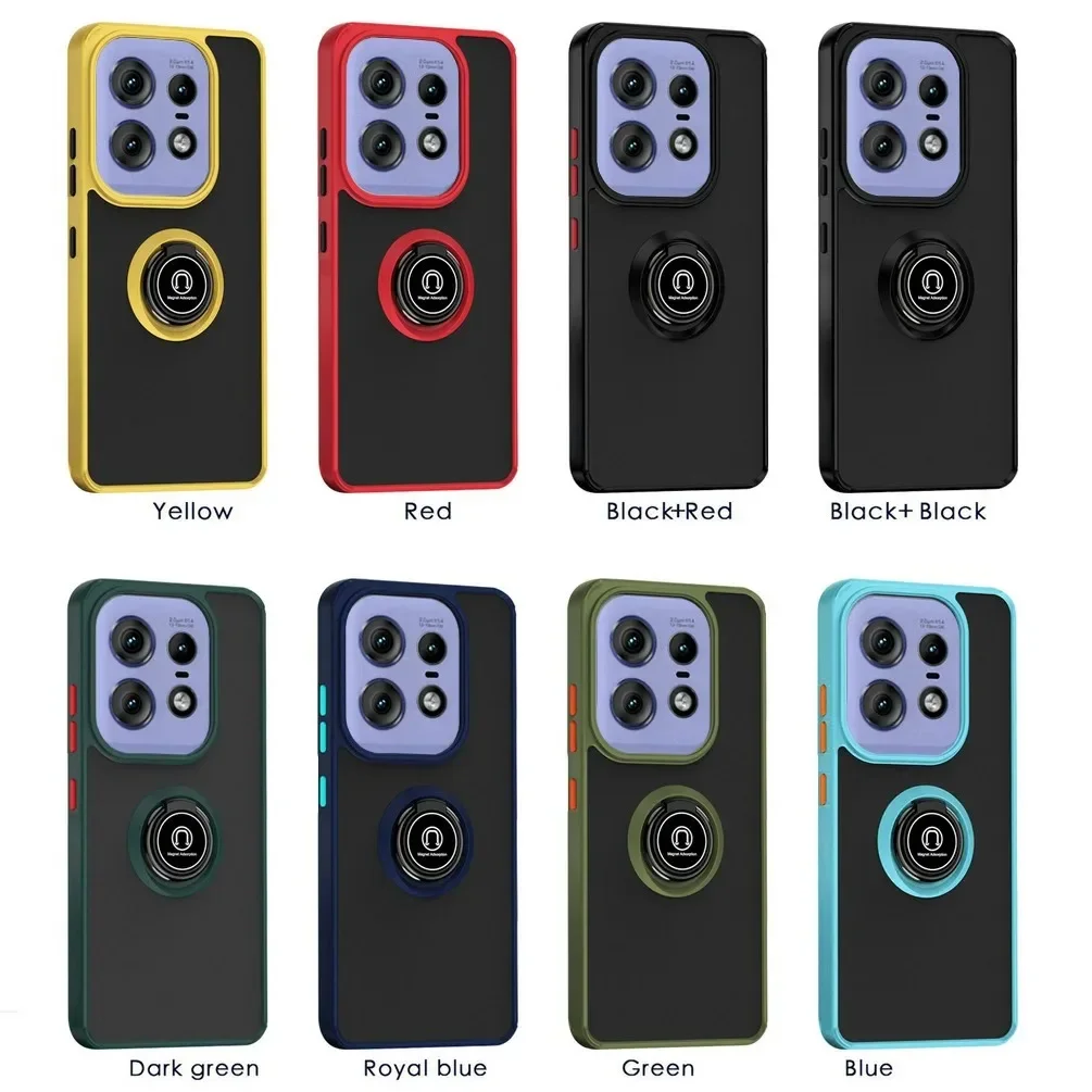 360 Rotation Bracket Case Cover for Motorola Edge 50 Pro Vehicle Magnetic Case Motorola Edge 50 Fusion/Edge 50 Ultra/Edge 40 Neo
