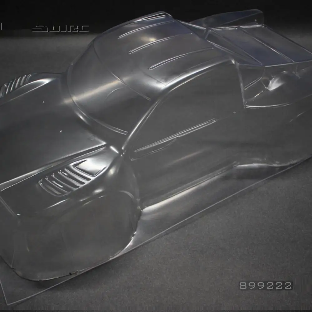 1/8 RC Short Course Clear PC Body Shell SNRC 610220 Wheelbase 370mm Fit S82LE S82LGT Light Transparent Flexible Precise Cutting