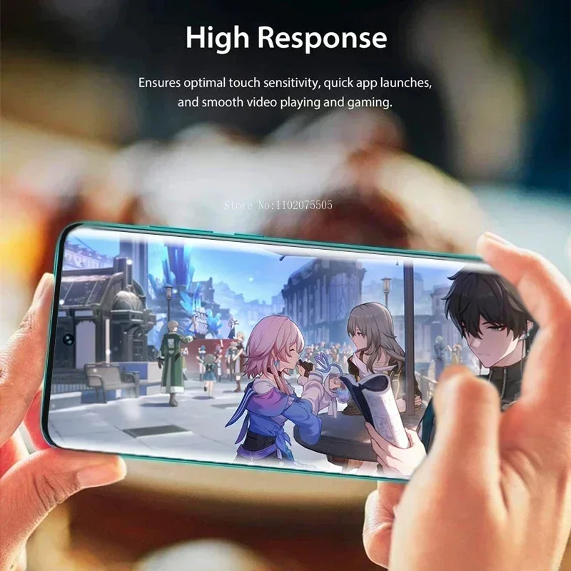 3Pcs Curved Tempered Glass For Samsung Galaxy S22 S20 S23 S24 Ultra S21 S10 Screen Protector For Samsung Note 20 10 S10 S9 Plus view 6
