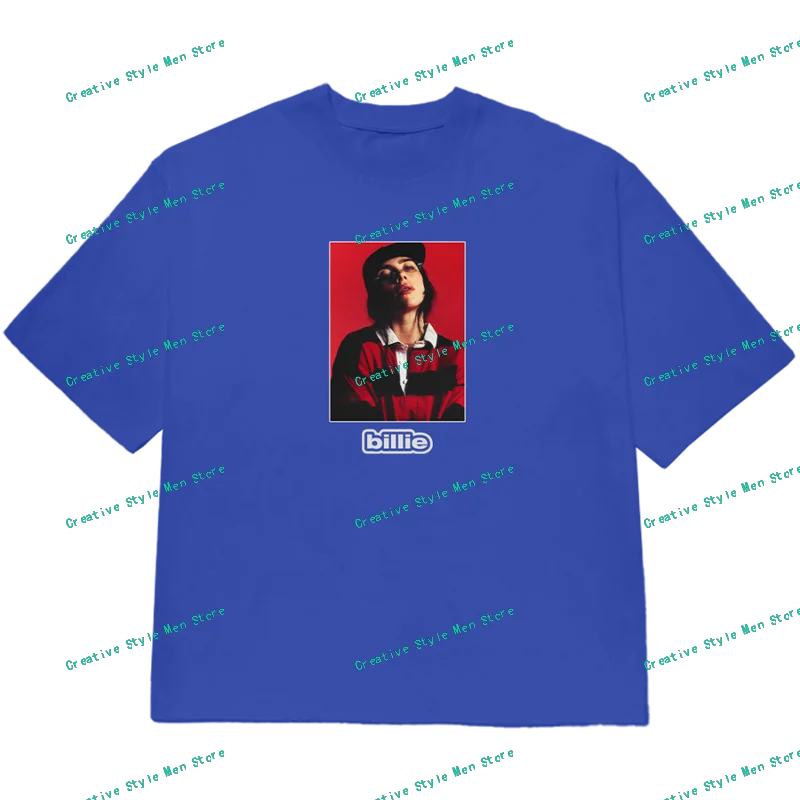 2025 Billie World Tour Concert Tshirts Women's Cotton Tshirt HIT ME HARD AND SOFT Tops Fans Commemorative Pullover Streetwear