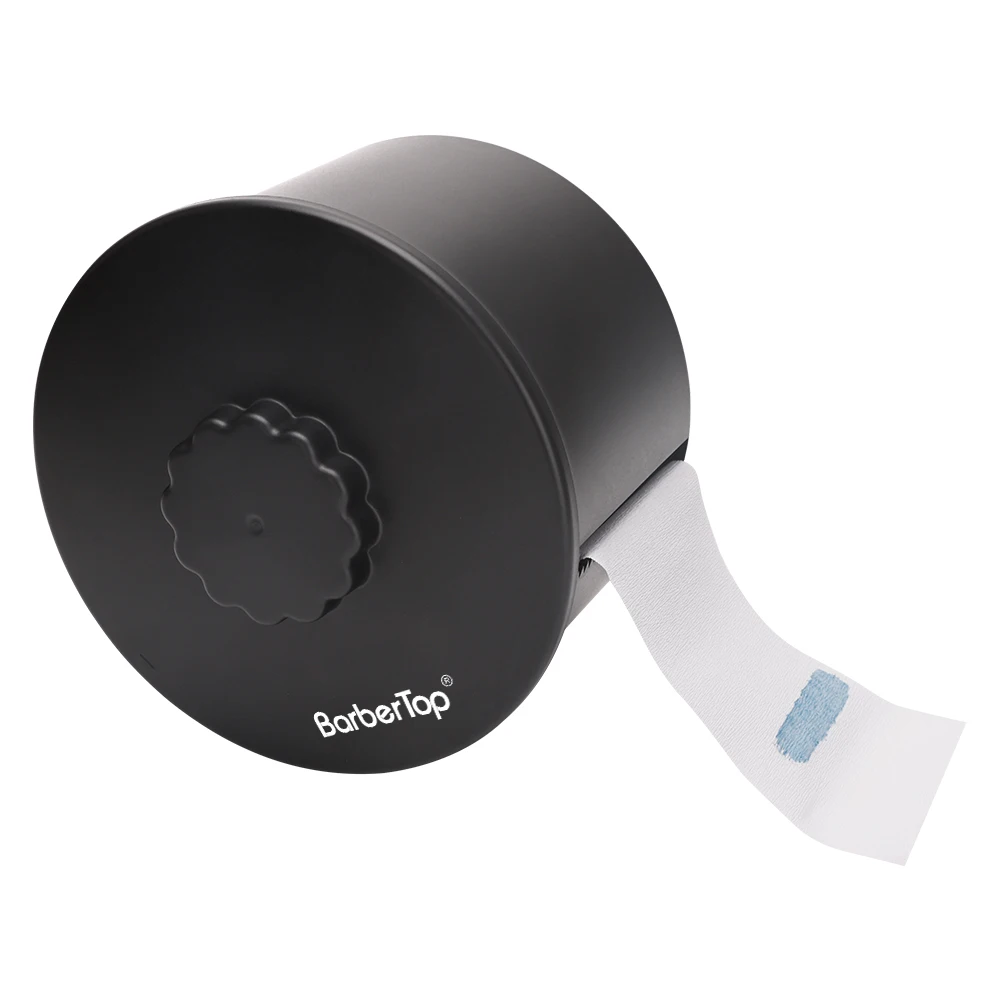 Barbershop Disposable Neck Strip Paper Storage Box Dispenser Tissue Collar Tape Neck Strip Container Barber Accessories