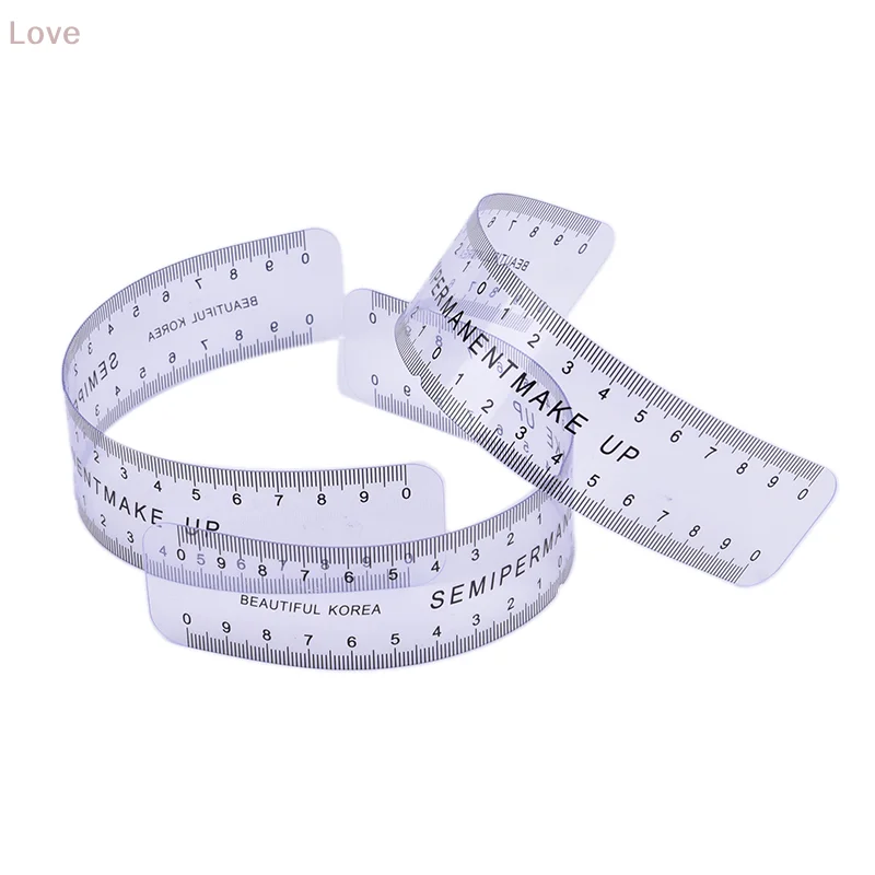 [L&P] مسطرة قياس الحواجب قابلة لإعادة الاستخدام أدوات دائمة لتشكيل ورسم الخرائط