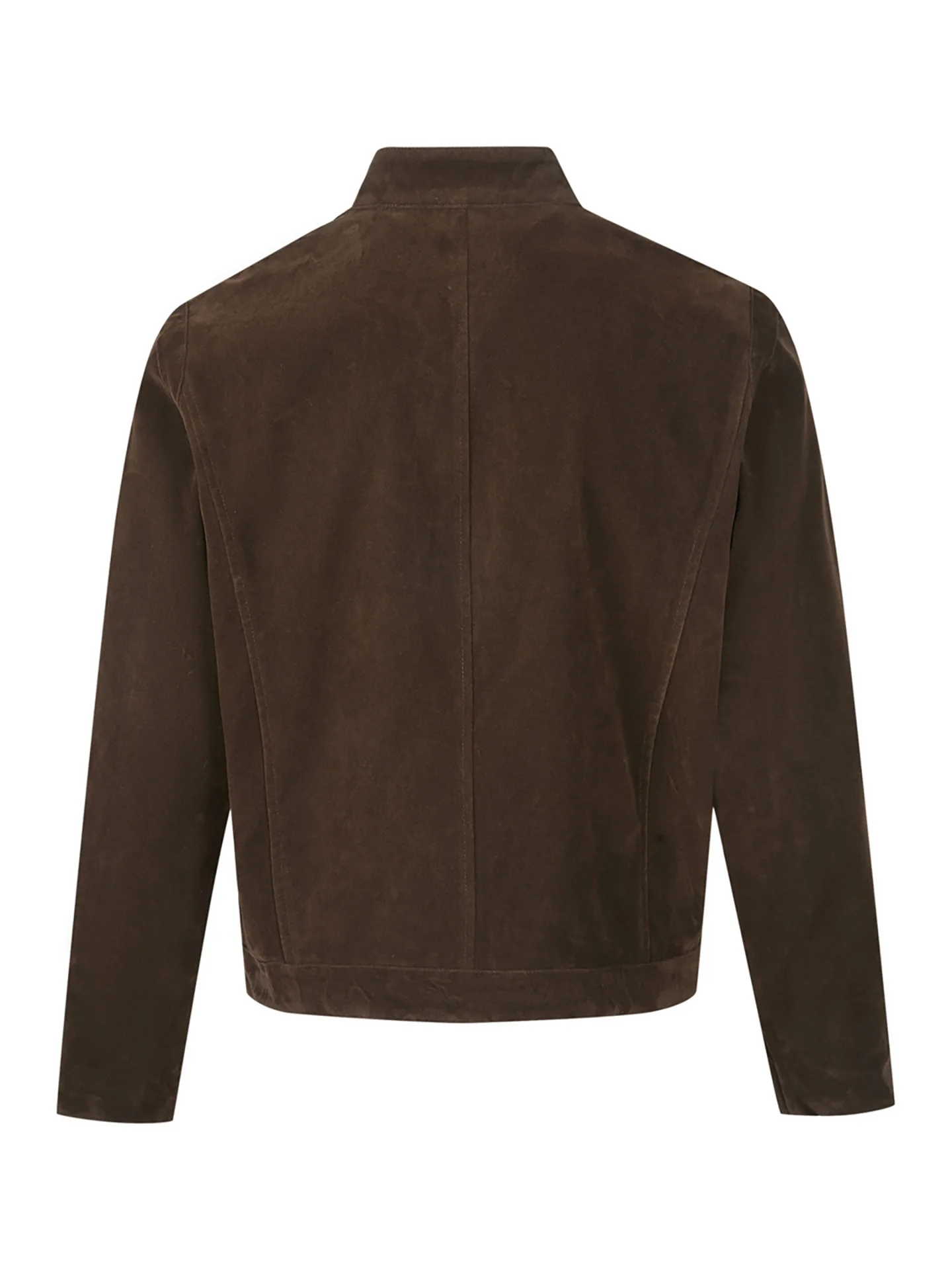 AJEM American Retro Men's Jaet بياقة واقفة من الجلد المخملي ملابس خارجية متعددة الاستخدامات لخريف وشتاء