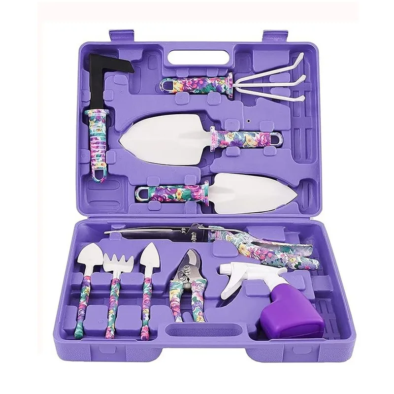 Gardening tools, handmade garden tools, flower pots, flower plants, bonsai pruning, shovel, weeding set