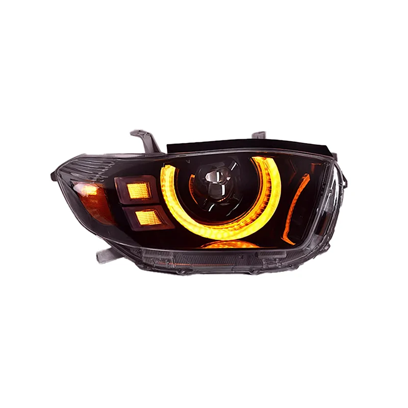 New for Toyota for Highlander LED Headlights for 2007-2011 Defender DRL High & Low Beam Car Styling Head Lamp Accessories