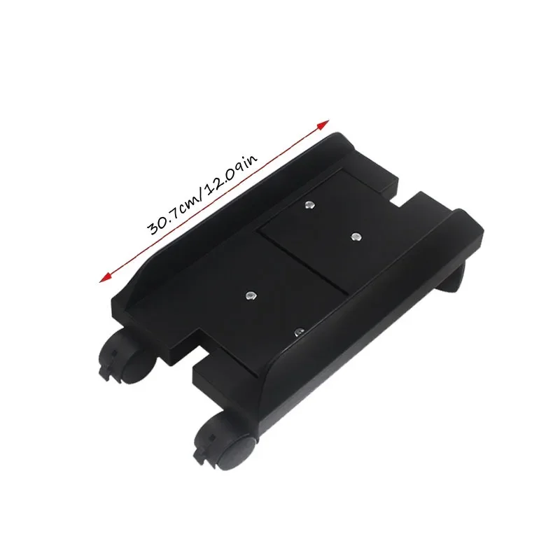 Stand Mobile CPU Computer Tower Desktop Bracket Rolling Caster Wheels Under Desk PC Tower Stand Holder Adjustable Computer Cases