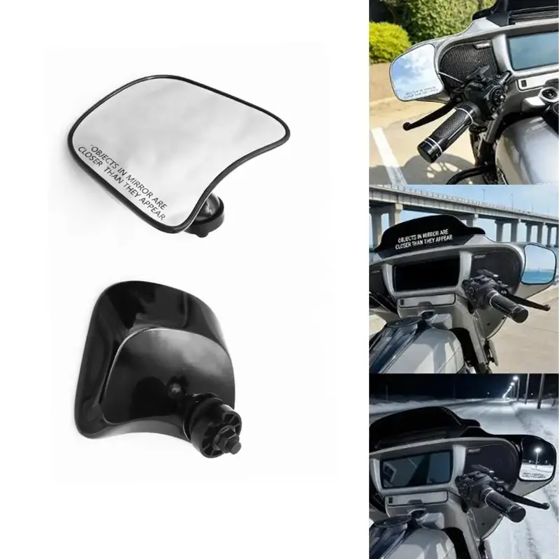 Motocycle Rearview Mirror Batwing Fairing Mount Side Mirrors For Harley Electra Glide Standard FLHT Street Glide FLHX 2020
