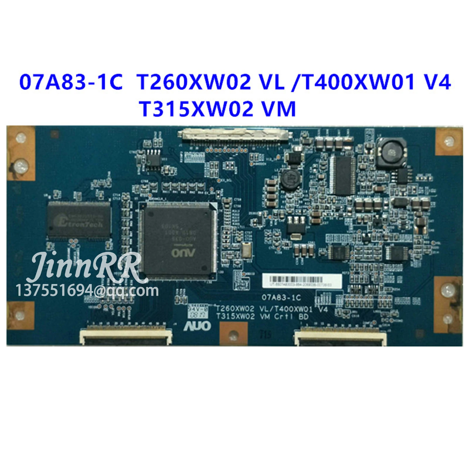 07a83-1c original sem fio para 07a83-1c t260xw02 vlt400xw01 v4 t315xw02 vm placa lógica rigoroso teste de garantia de qualidade