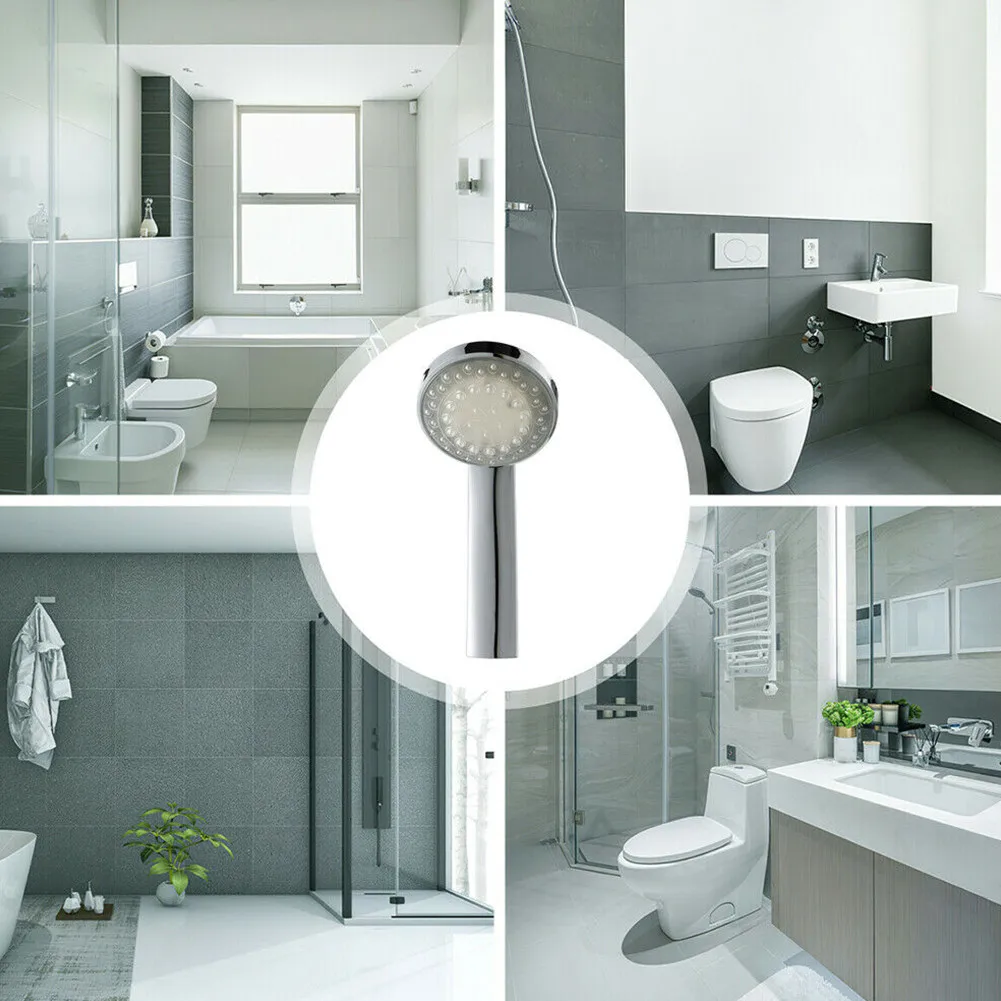 Daily Shower As Shown Color Changing Shower Color Changing Shower Head Bathroom Shower Head Attractive Plated Finish