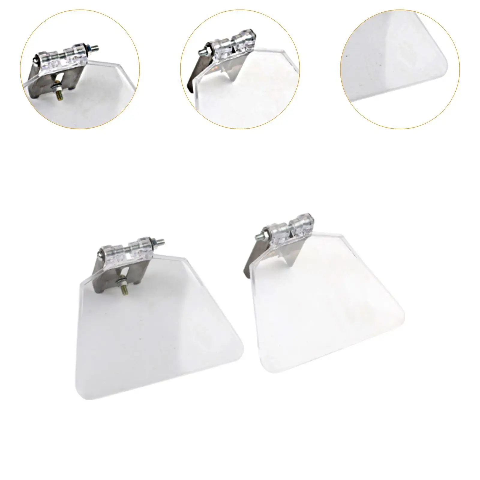 2 x Augenschutz für Tischschleifer, sichere Befestigung, Schutzplatte, robuster Tischschleiferschutz, professionell, mit Schraubenschleiferschild