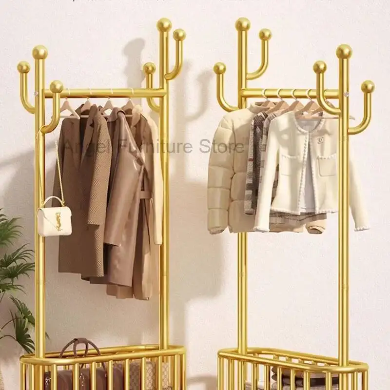 الحديثة تخزين معطف الرف بساطتها غرفة المعيشة المنزل الطابق معطف الرف خزانة Wieszaki Na Ubrania صالة جناح الأثاث #5