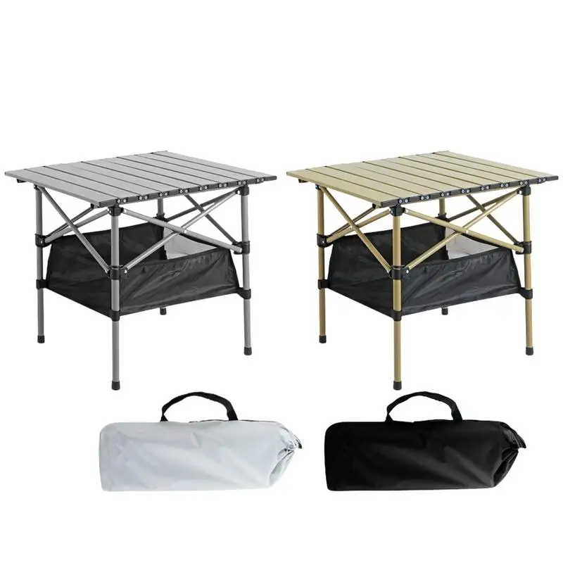 

Folding Camp Table Portable Outdoor Large Picnic Table With Mesh Storage Bag Portable Picnic Camping Table With Easy Carrying