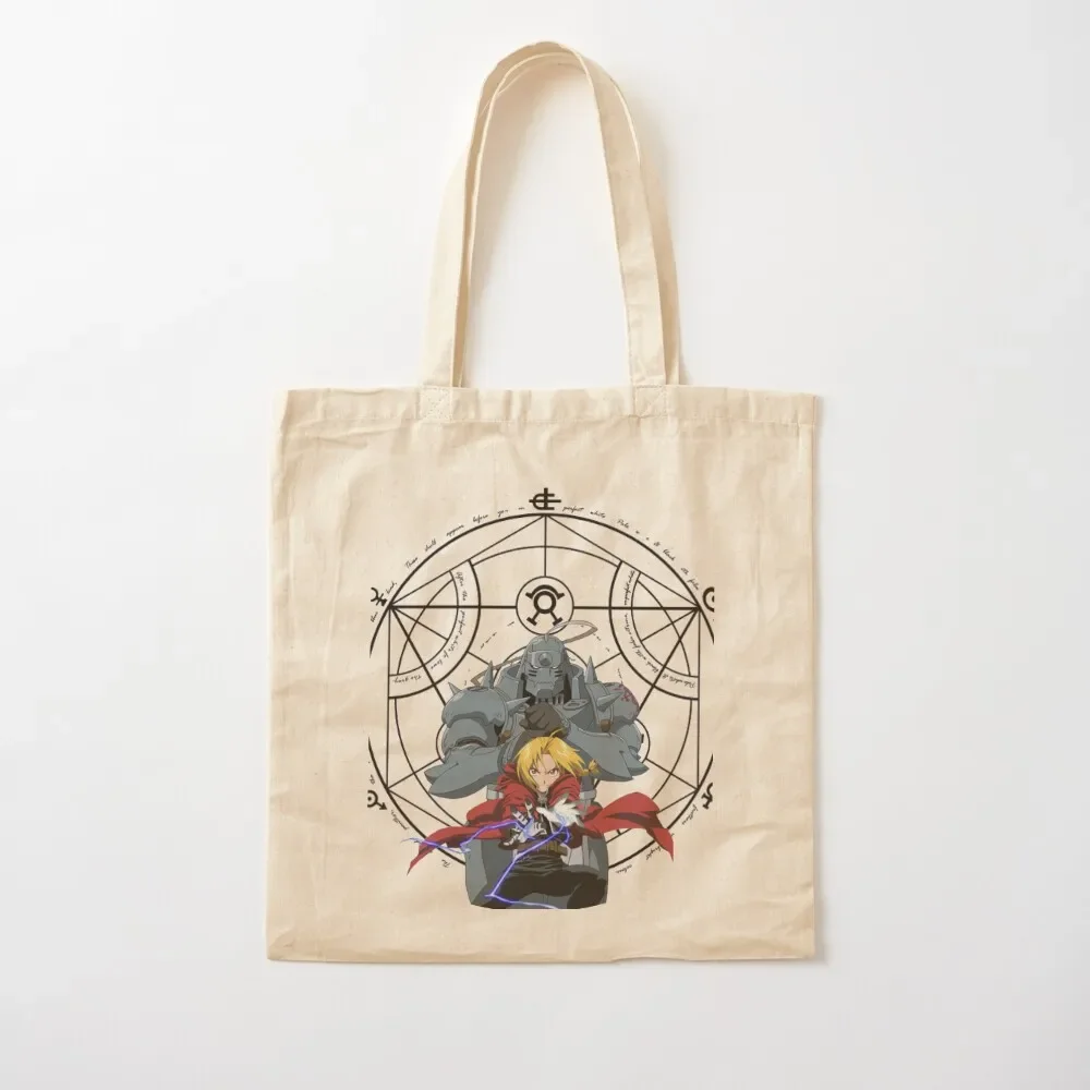 

Full Metal Alchemist - Edward and Alphonse Tote Bag tote bags aesthetic bags luxury women Tote Bag