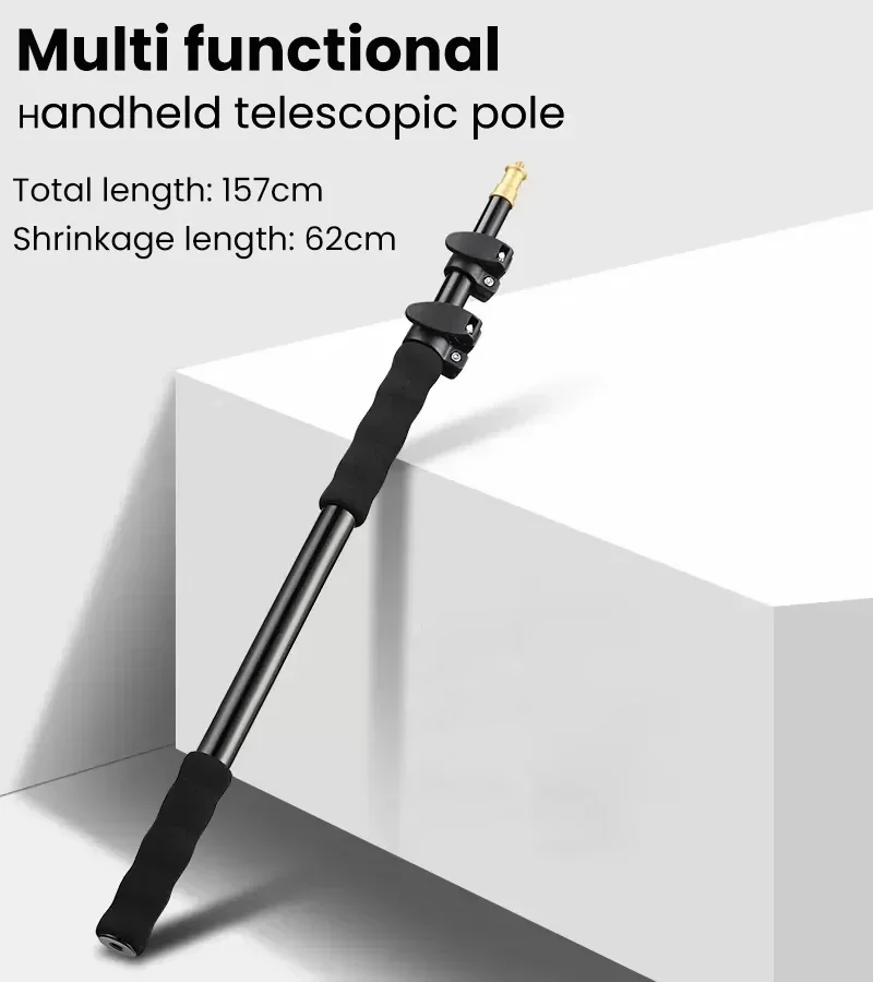 Godox Light Boom Pole Stick AD-S13 55-160cm 1/4 Male Thread for WITSTRO Flash AD180 AD360 Photo Studio Accessories