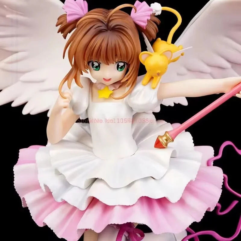 

28cm Card Captor Sakura Anime Figure Pvc Kinomoto Lovely Girl Action Figurine Collectible Model Toy For Adult Fans Holiday Gift