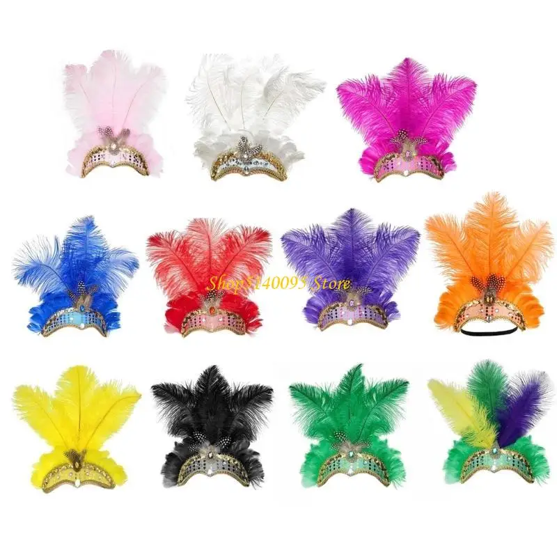 DXAE Fashion Personality Headwear Women Headbands Delicate Handmade Headpiece for Halloween Masquerades Party