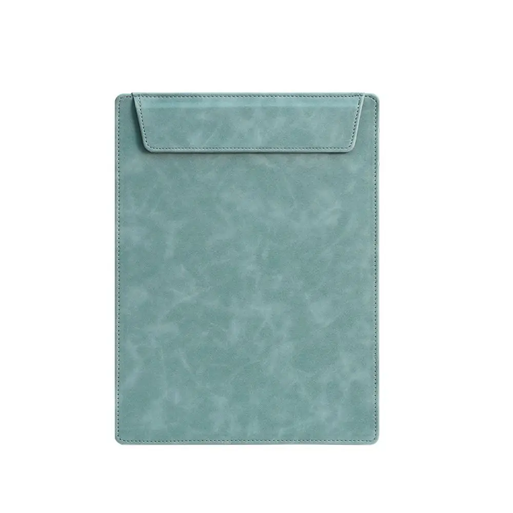 

Multifunctional A4 Leather Magnetic Buckle Folder Waterproof Large Capacity Document File Thickened PU Leather Signature Clamp
