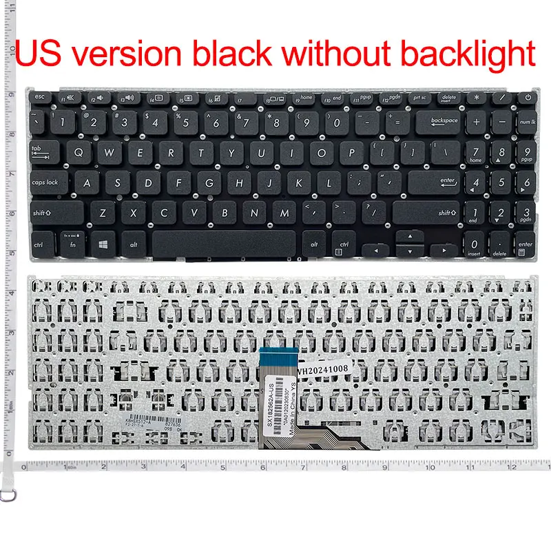 RU/US Laptop Keyboard for ASUS V5000F X512 X512D X512DA X512F X512FA X512U X512UA X512UB F512DA F512UA M5050D Y5100U