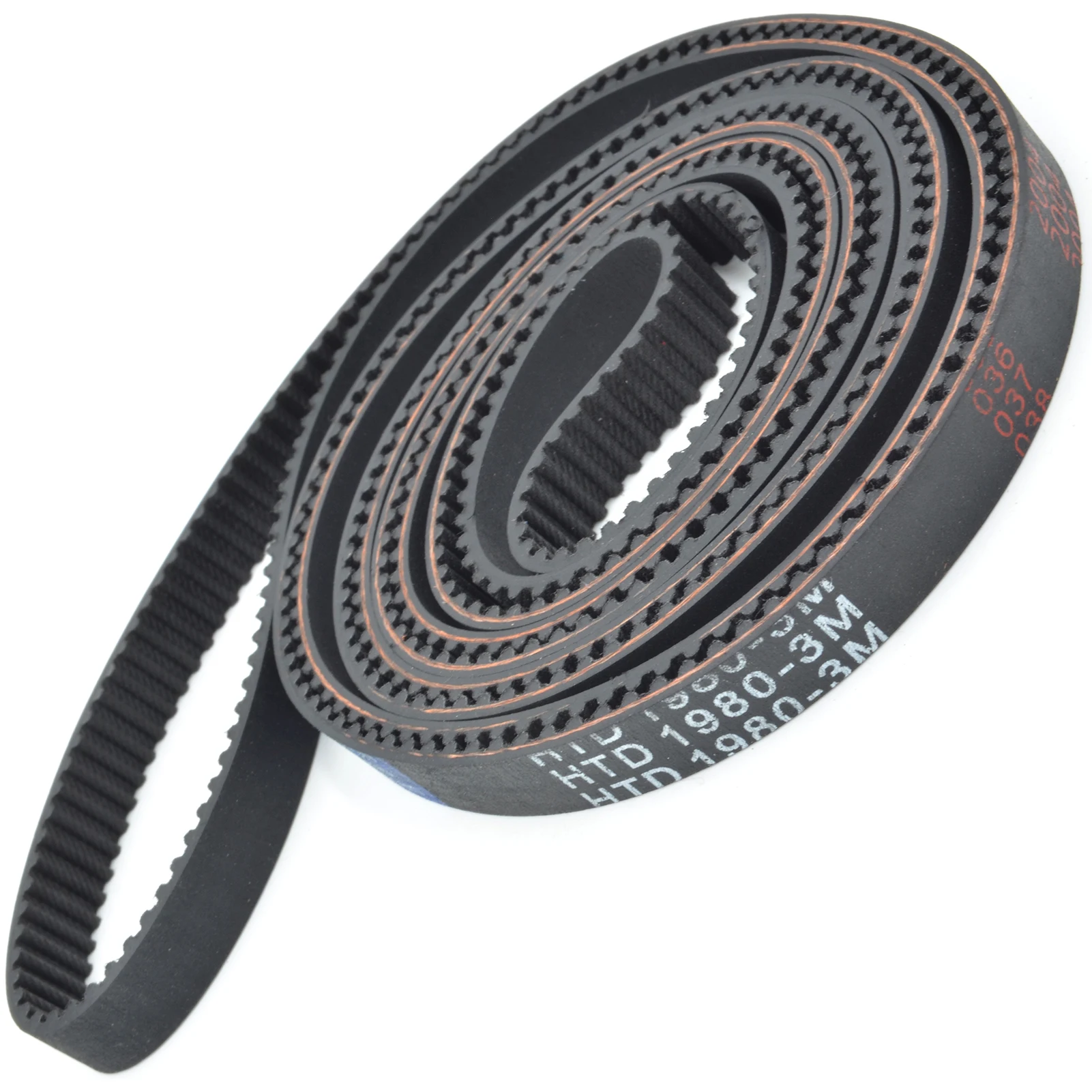POWGE HTD 3M Timing belt Lp=1905 1953 1980 2001 2040 2088 2121 2220 2388 2460 2505 2640 Width 6-30 HTD3M 2388-3M 2460-3M Rubber