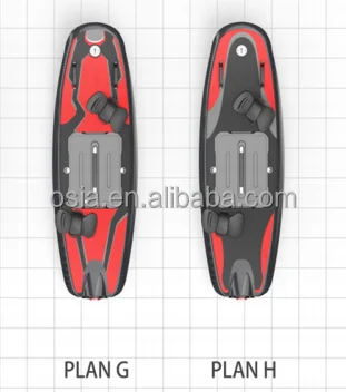 Composite Materials IBoard 15KW Jet Surf Board Electric Wakeboard Full Pack 40min Battery Life 120kg Max Load Lakes & Rivers