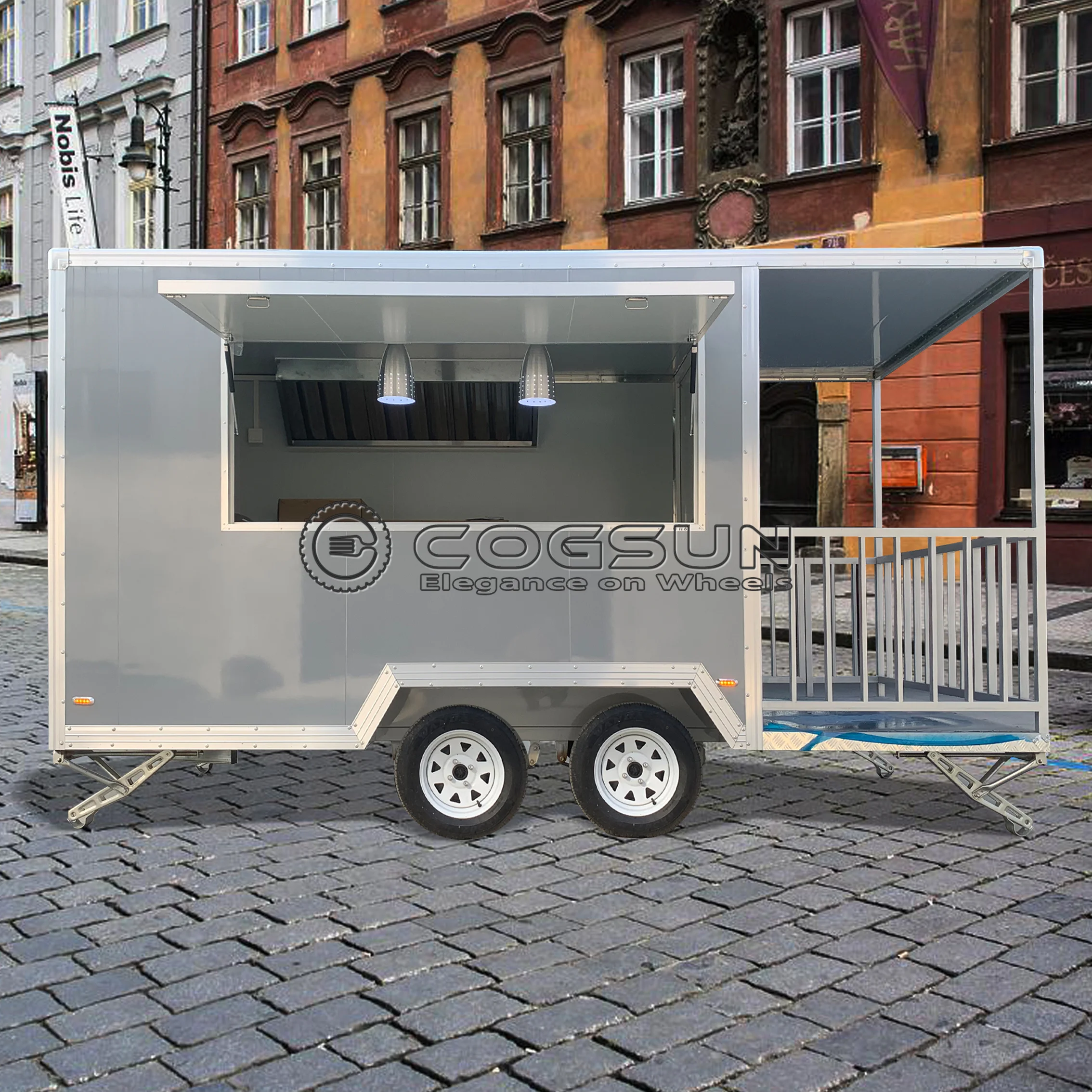 

Fully Insulated Hot Food Trailer for Catering Soup Coffee and Sandwich Business