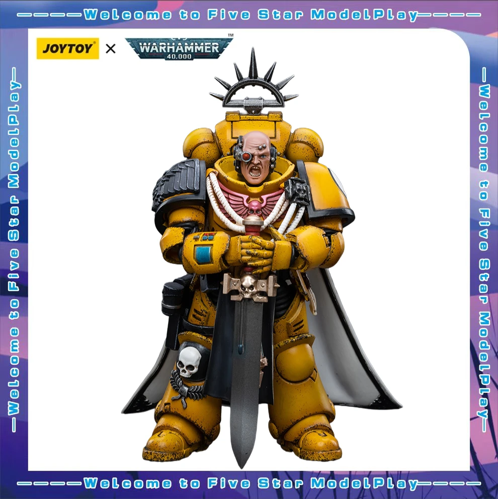 

【FS】JOYTOY Warhammer 40K Scale 1/18 Action Figures Imperial Fists Imperial FistsPrimaris Captain Models Toys Gifts