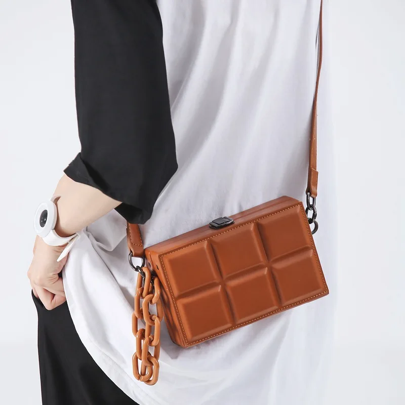 Box Bag Men\'s 2023 New Fashion Shoulder Bag Versatile Designer Small Square Bag Pu Leather Crossbody Bag Woman Phone Purse