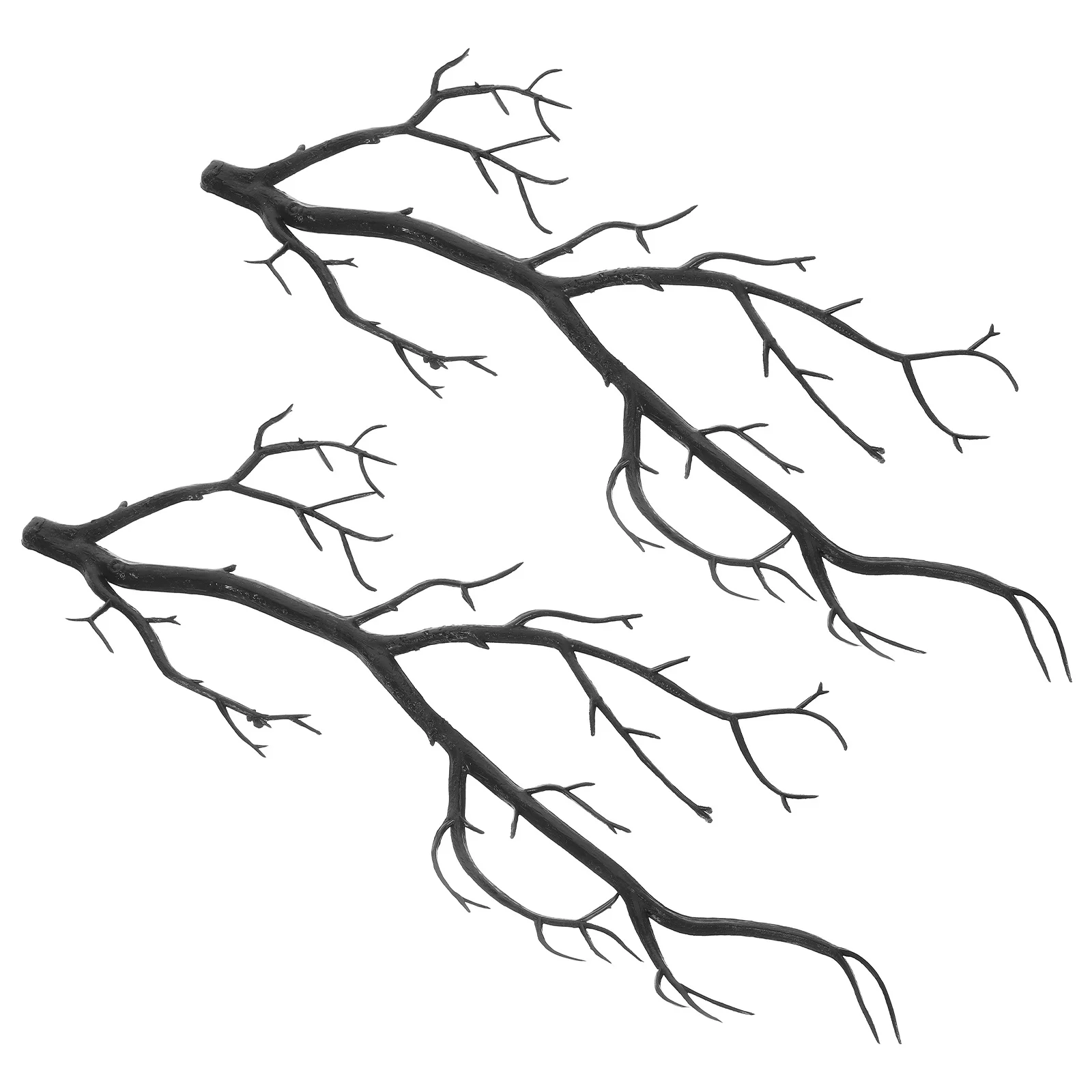 

2Pcs Artificial Antler Branches Halloween Christmas Decor DIY Crafts Wreaths Festive Indoor Decorative Twigs Christmas Twig Tree