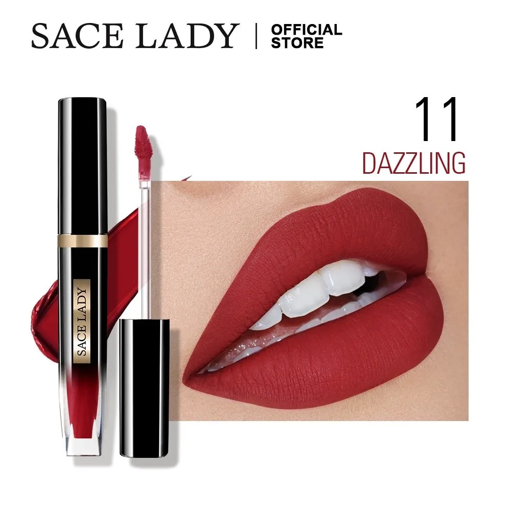 test only not for sale SACE Women's Lipstick Matte Waterproof Tattoo Liptint Long-Lasting Cosmetics Update Time2