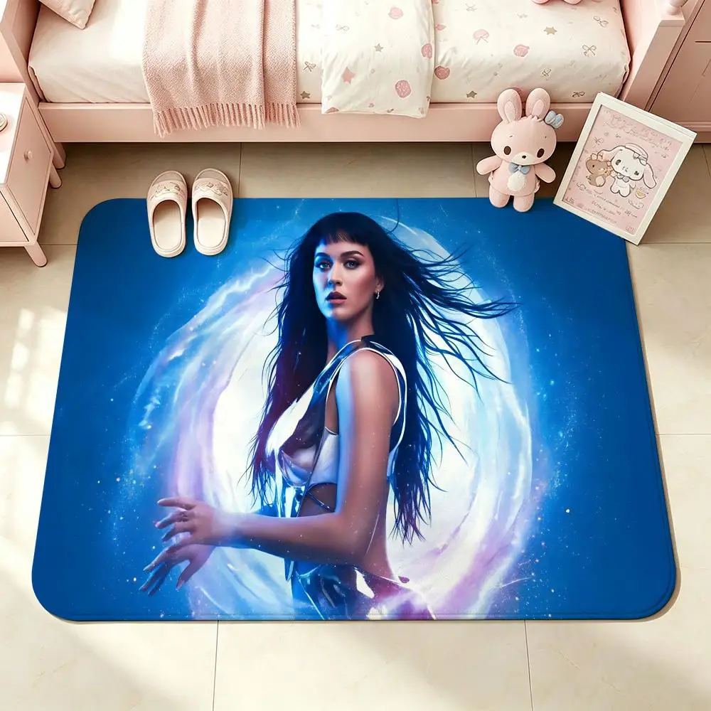Celebrity-Katy PerryS Floor Mat Bedroom Carpet, Bathroom Foot Mat, Doormat, Non-Slip Absorbent Multi-Use