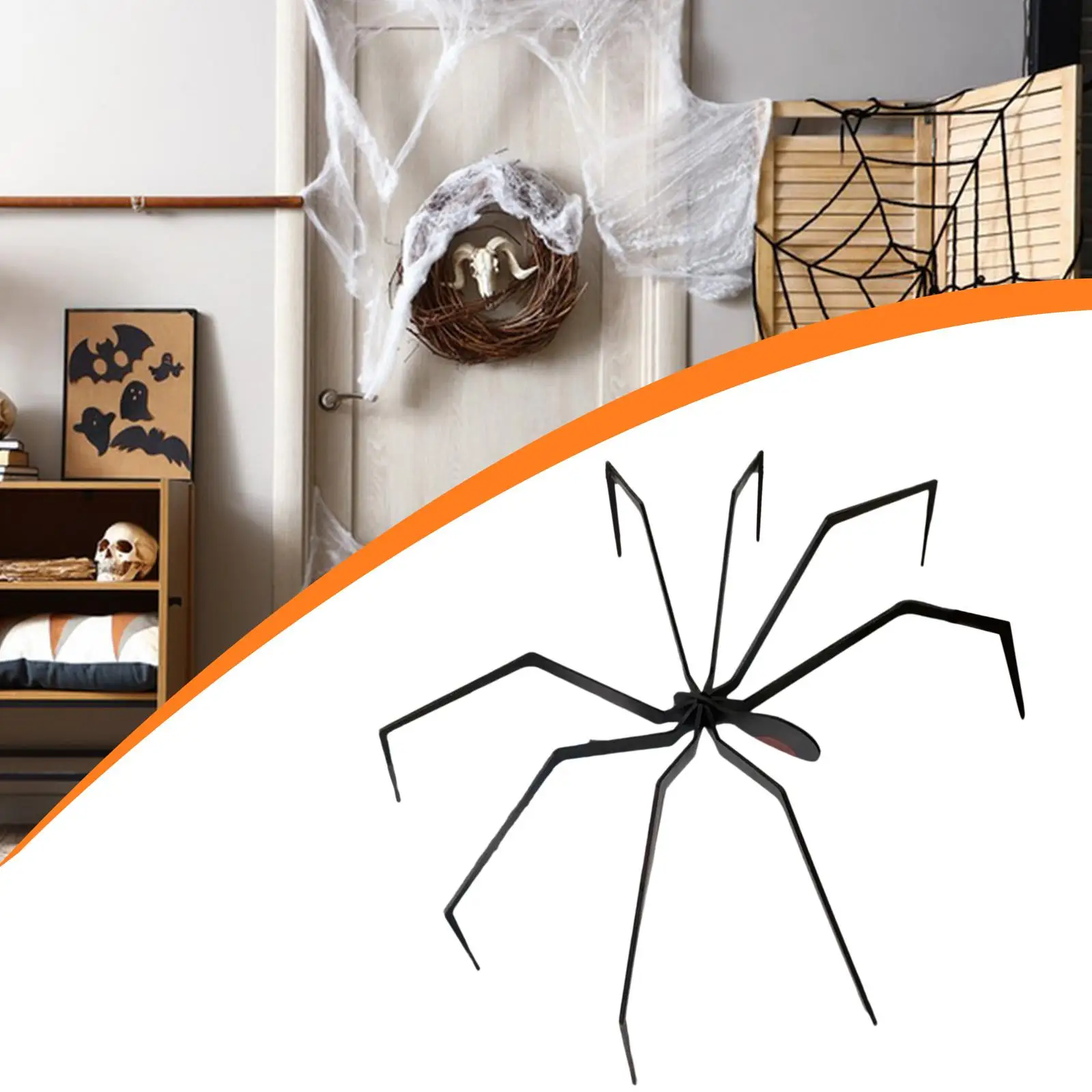 

Halloween Spider Decoration Realistic Spider Animal Toy for Patio Porch Yard