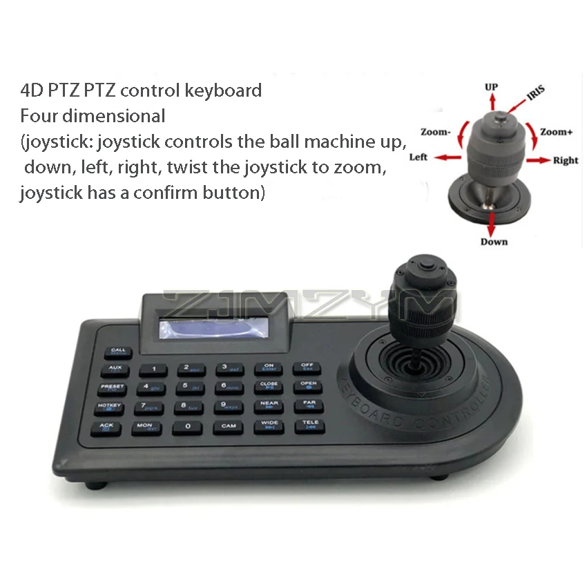 Cloud Billiards Machine Control Keyboard Simulation Keyboard Decoding Controller RS485 Pan Tilt Matrix 2D 3D 4D Car Mounted