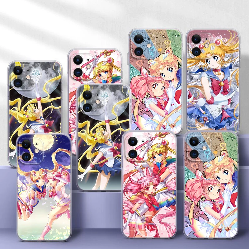 60HD Sailor Moon Soft Case for LG G3 G8 K10 Pro K10A K11 Plus K22 K30 K40 K40S K41S K50 K50S K51 K51S K52 K62 K42