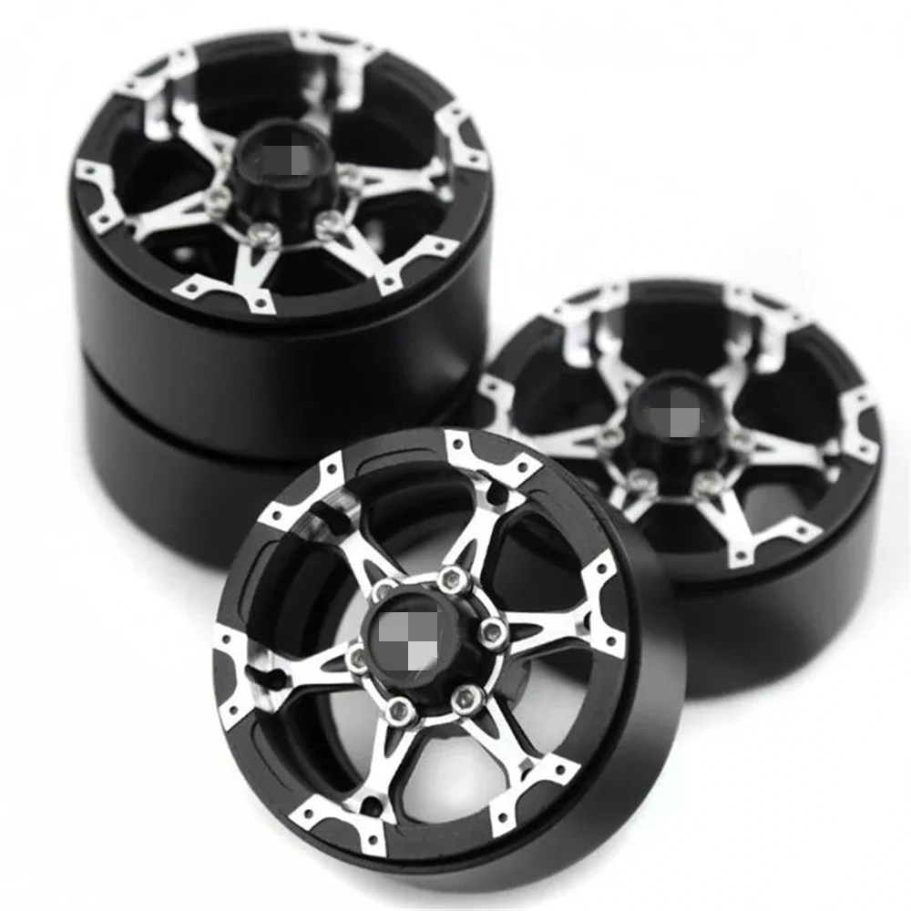 

4PCS Replacement 1.9 Inches Aluminum Alloy Wheels for TRX4 D90 RC Car