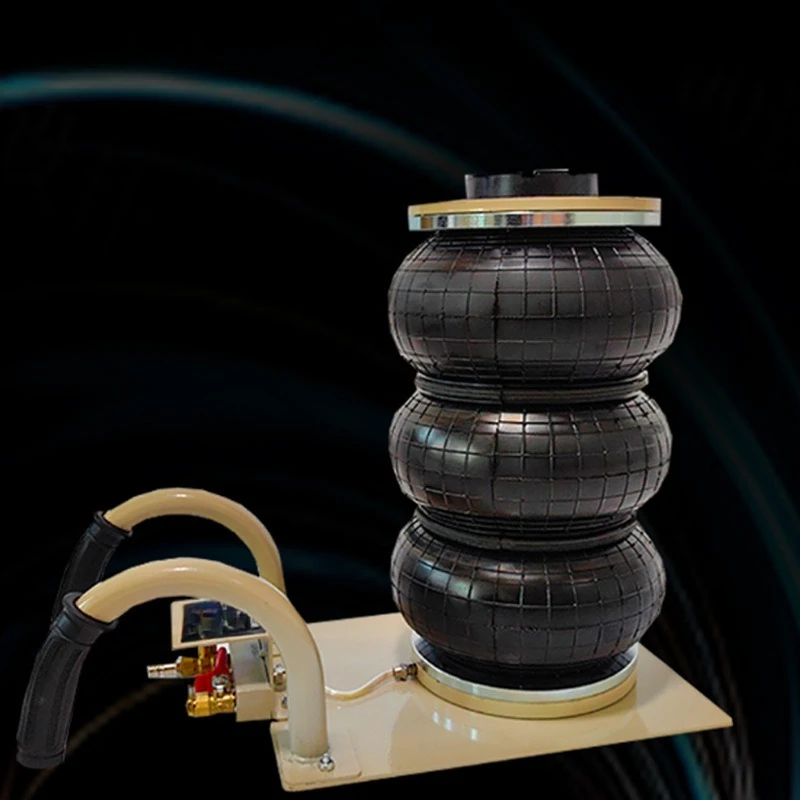 

Three-layer horizontal inflatable airbag jack hand-held car hand-held airbag jack