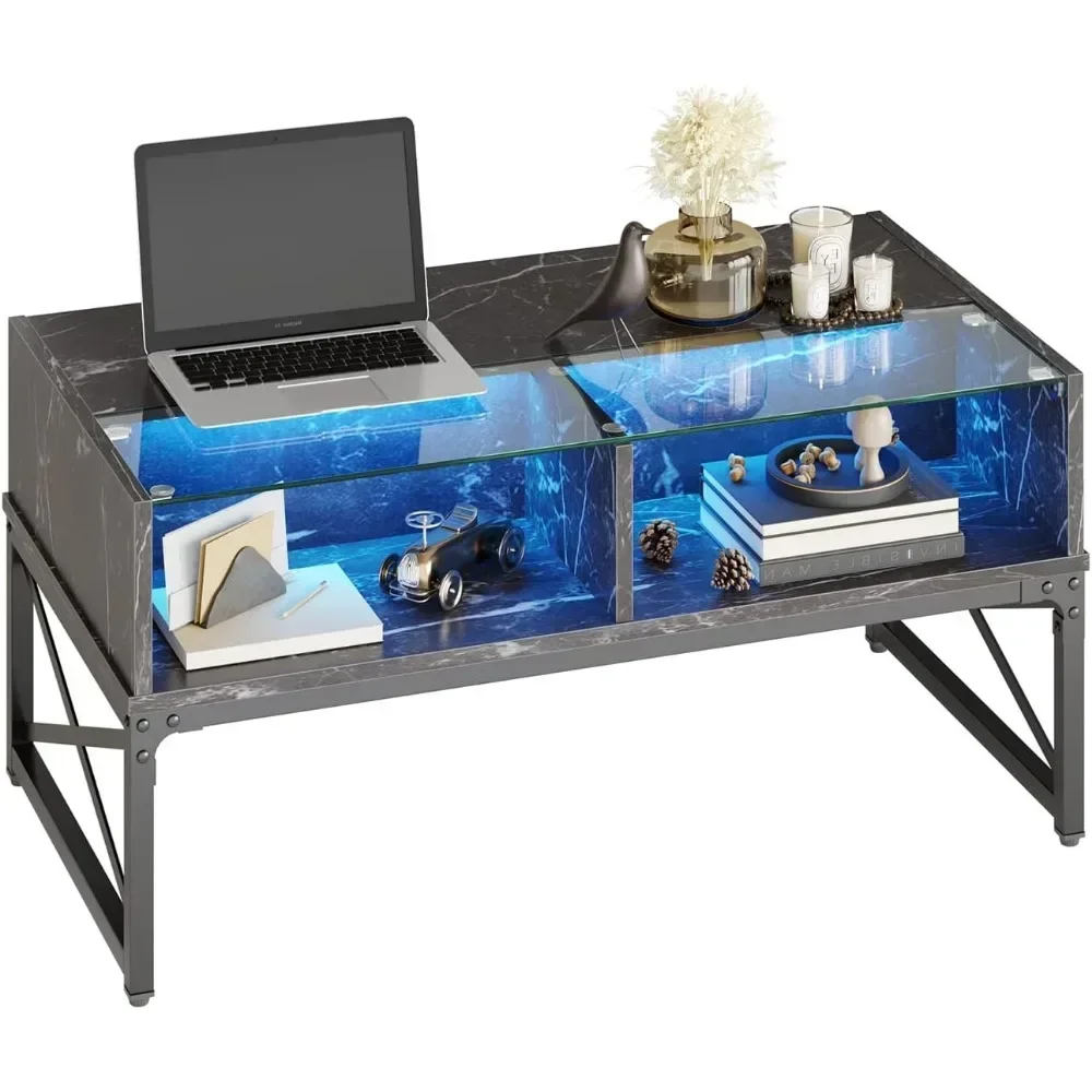 Coffee Table 42 Inch for Living Room Easy Installation Stable Structure Reliable Performance Smooth Surface Space Saving