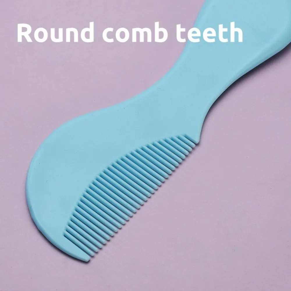 2 PCs Scalp Massage Hair Comb Brush Set Daily Head Care Set Soft Nylon Newborn Hair Brush Plastic Toddler Hair Comb