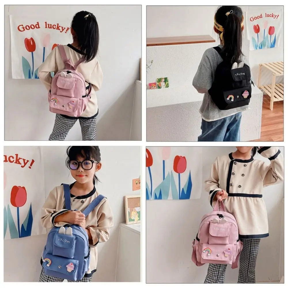 Schattige Cartoon Rugzak Nylon Casual Schooltas Grote Capaciteit Handtas Schoudertas