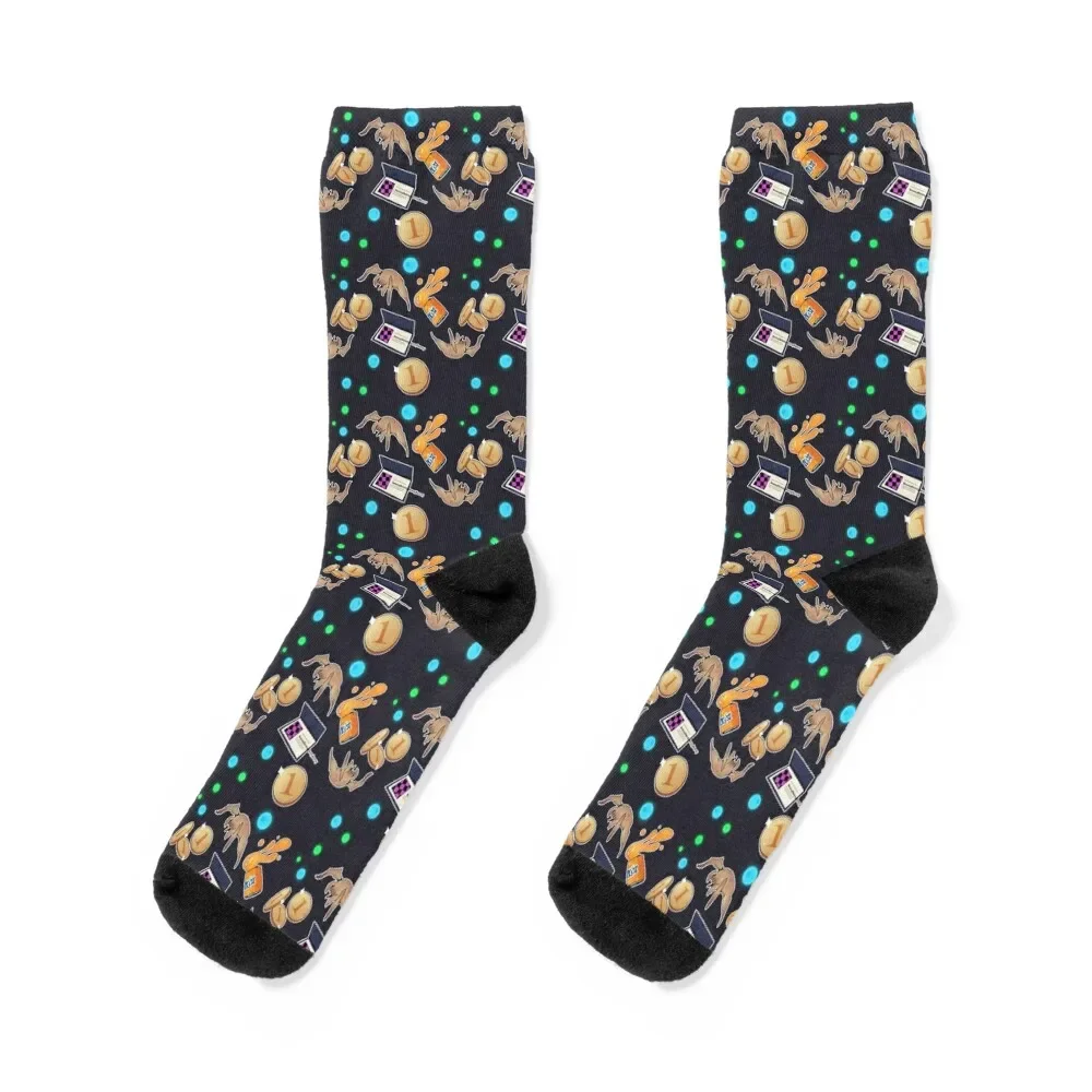 

HLVRAI Item pattern Socks colored sport Socks Girl Men's