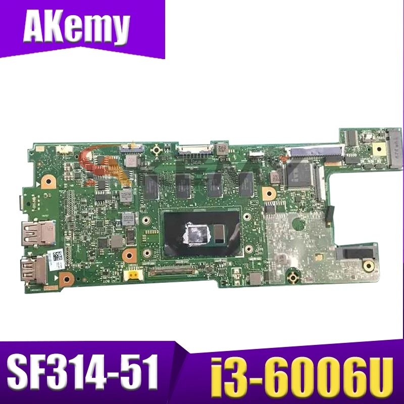 

Материнская плата для Acer Swift3 SF314 SF314-51 CA4DB CA4DB_10L i3/i5/i7, процессор 8 ГБ ОЗУ, протестирована, 100% рабочая Swift N16P5 TMX349-G2 S30-10