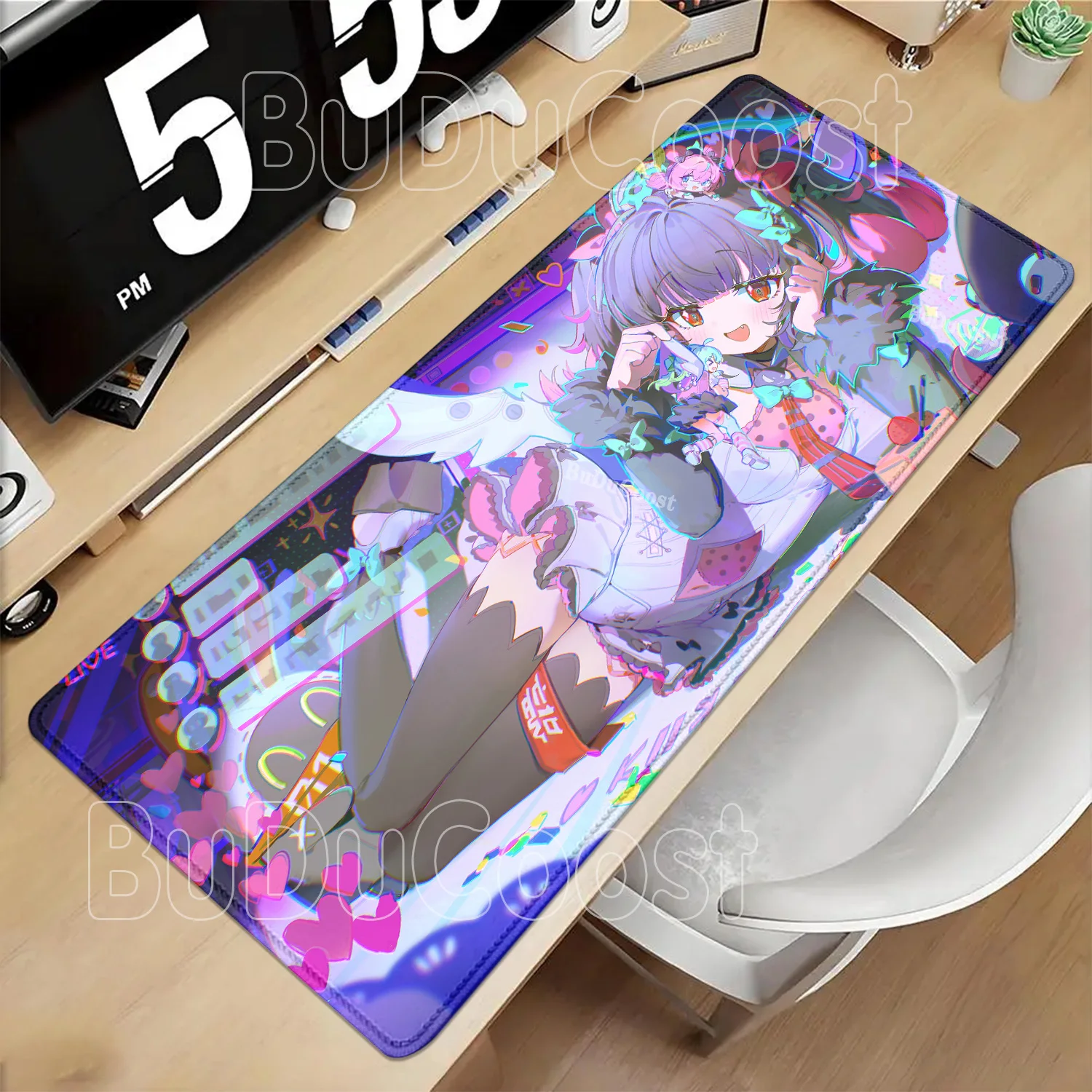 Anime Cute Girl Aria Sunna Nangong Yu‌ AOD Angels of Delusion Mouse Pad HD Printing Keyboard Zenless Zone Zero ZZZ XXL Desk Mat
