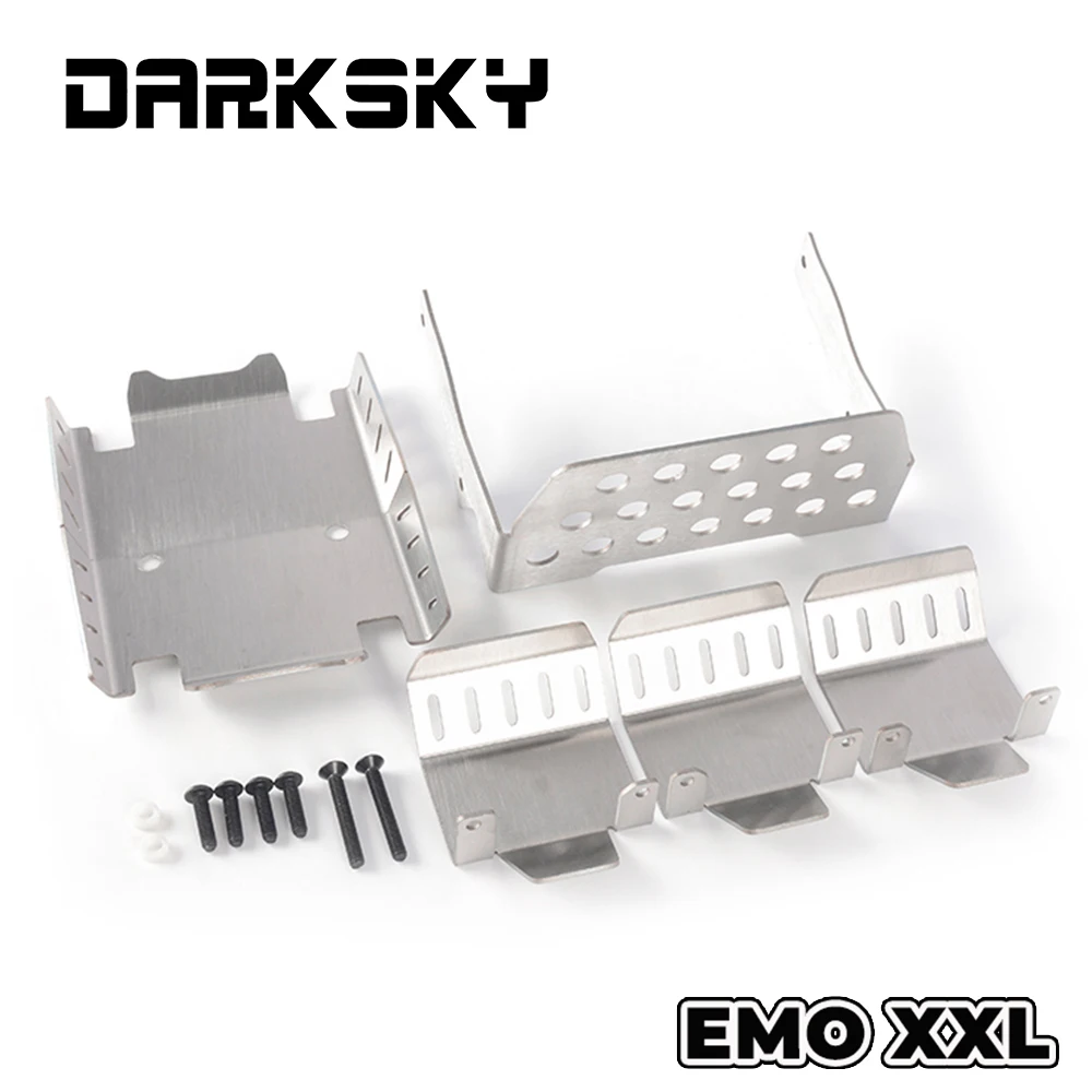 DARKSKY Metalowa Płyta Ochronna Podwozia, Ochrona Przed Upadkiem, Akcesoria do Crossrc 1/6 EMO XX EMO XXL