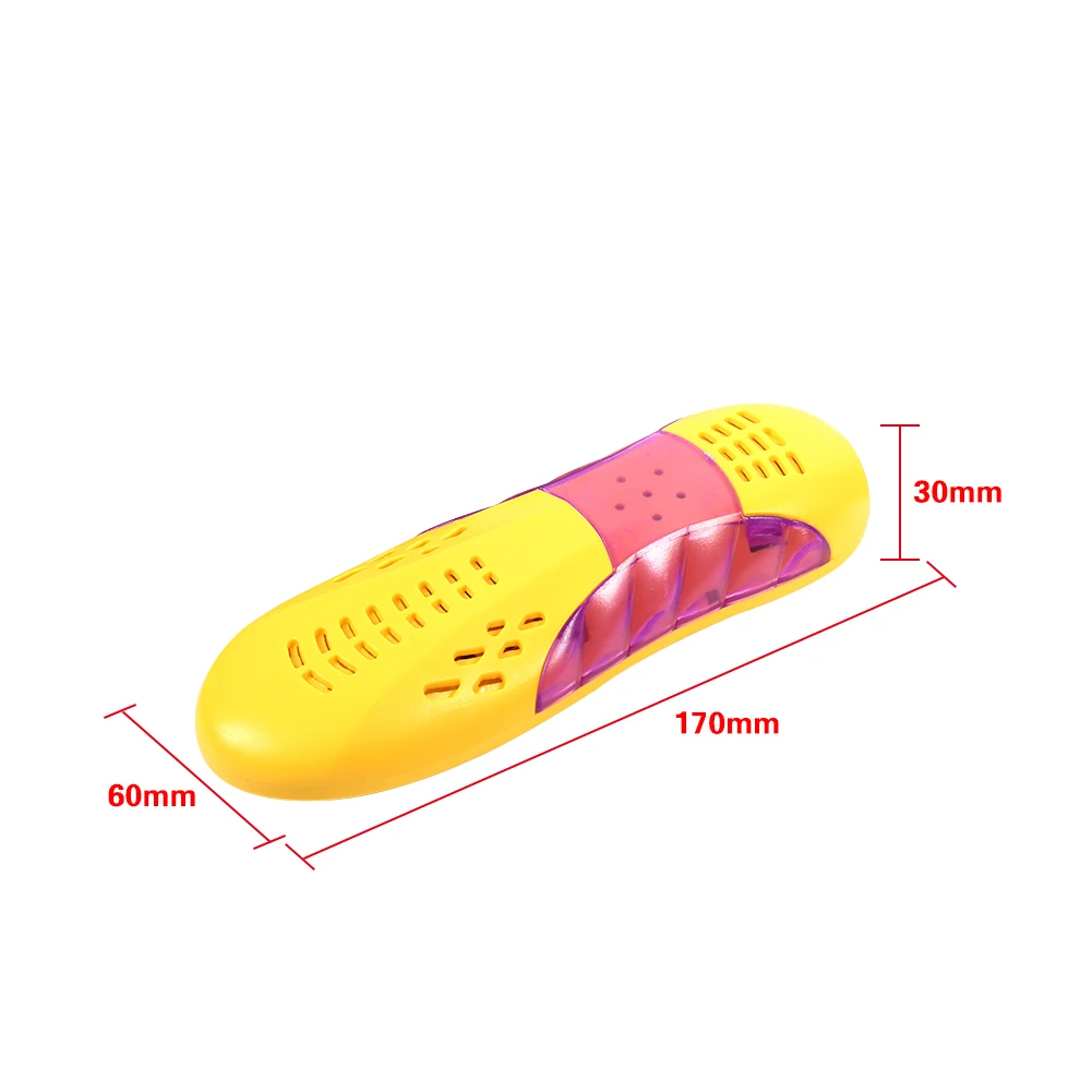 جهاز تجفيف مزيل العرق من روسولا حذاء ، جهاز إزالة الرطوبة من الحذاء ، غلاف بلاستيكي ، ضوء الاتحاد الأوروبي بنفسجي ، مجفف الأحذية ، أدفأ ، سخان