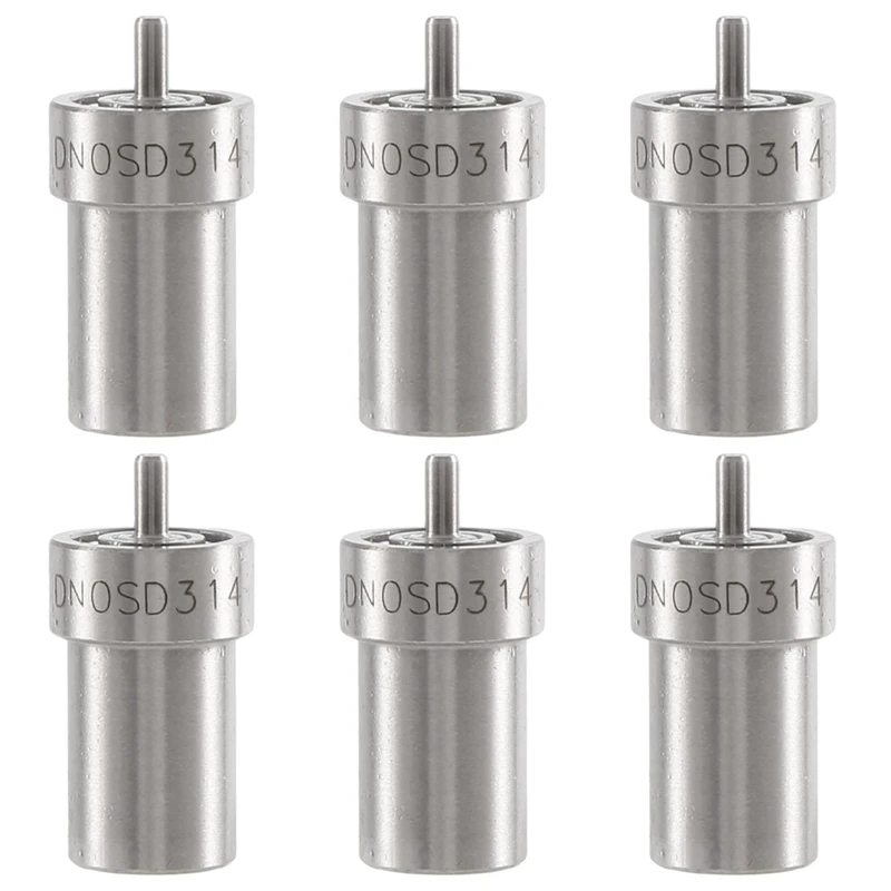 6 PCS DN0SD314 New Diesel Fuel Injector Nozzle Silver Injector Accessories For Mercedes 250 300 350 TD W202 W124 W140 W463