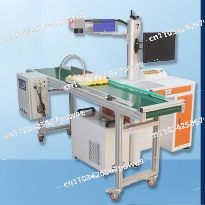 Automatic Multi-head Inkjet Printer Egg Inkjet Machine Single Head Double Head Six Head Laser Egg Inkjet Printer Processing