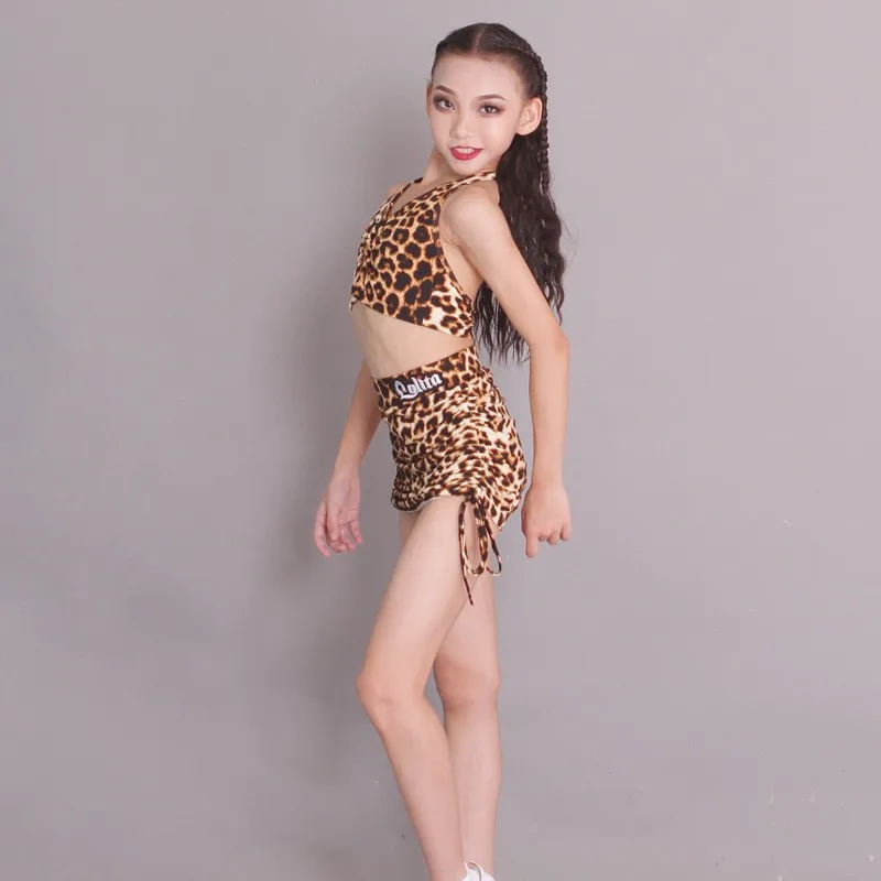 ชุดฝึกซ้อมเต้นลาตินสำหรับเด็กผู้หญิง ชุดฝึกซ้อมเต้นสำหรับเด็ก