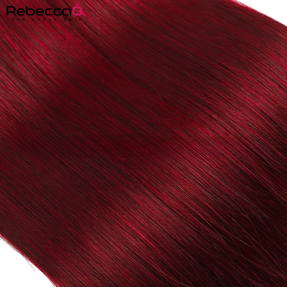 Extensions de Cheveux Brésiliens Naturels, Lisses, Vierges, Double Trame, pour Toute la Tête, Remy, 99j, 95g/Pièce, 3 Lots