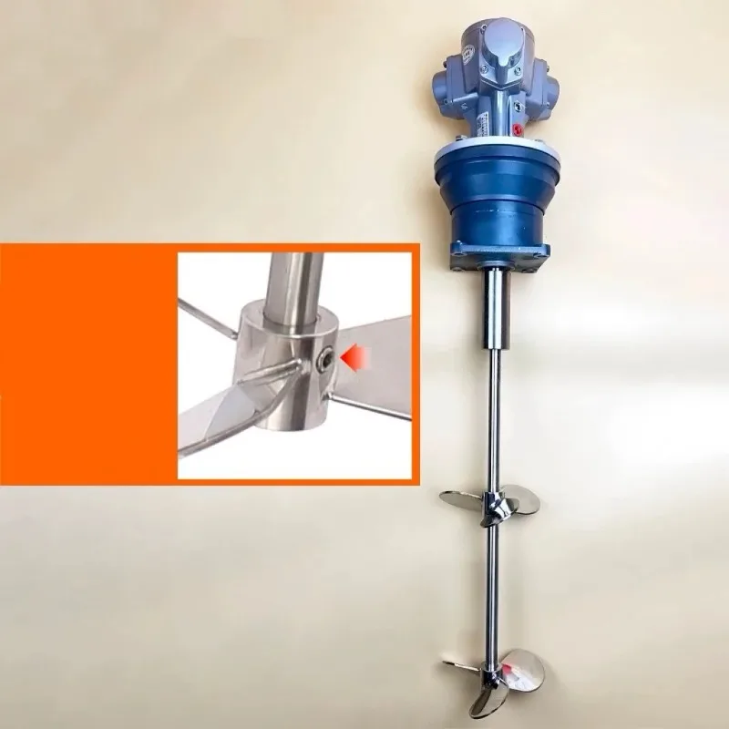 1pcs Diameter 60mm To 200mm Stainless Steel Stirring Blade Laboratory Three-Leaf Screw-driven Agitator Paddle