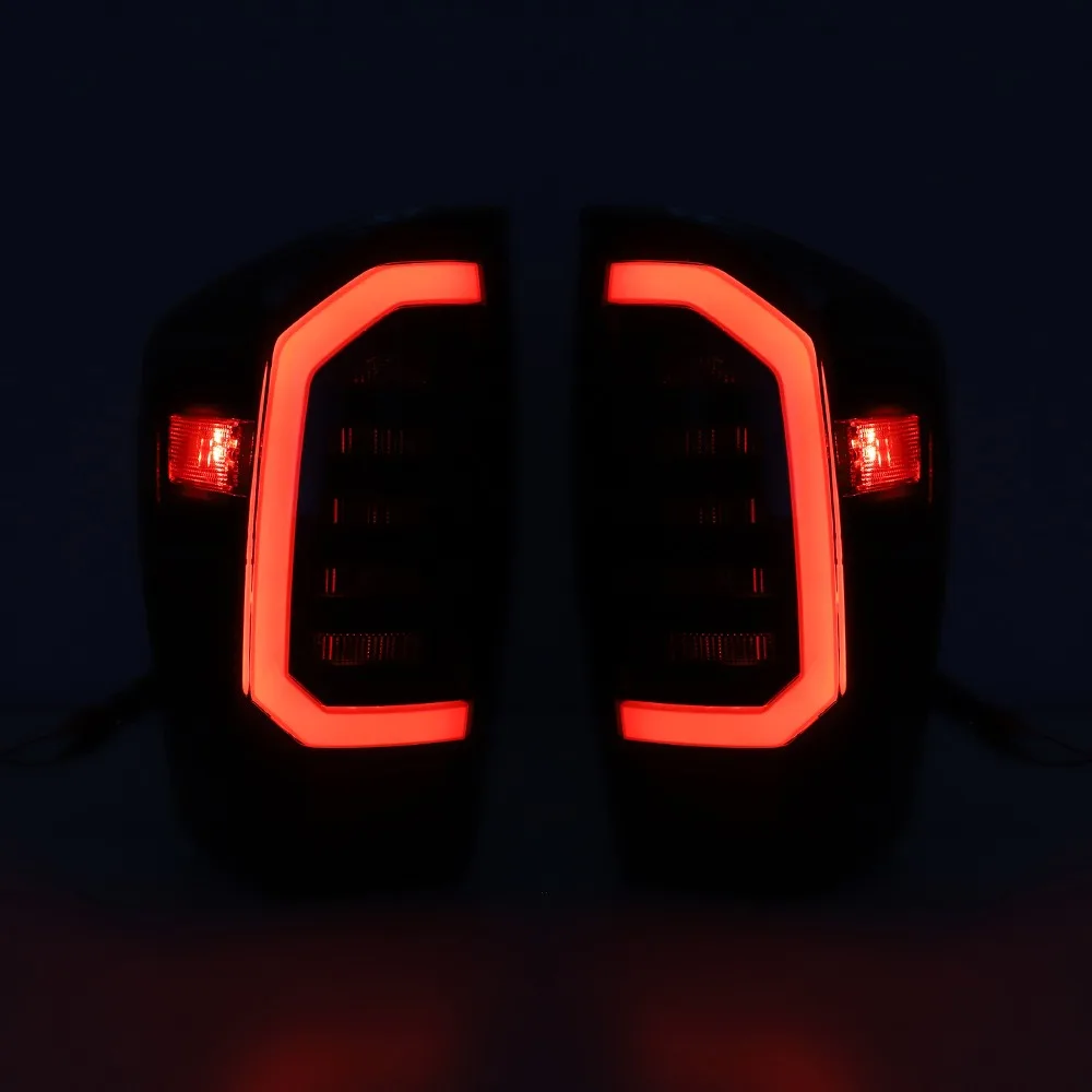 سيارة LED التوصيل والتشغيل الضوء الخلفي الجمعية ل 2016-2022 تويوتا تاكوما أضواء خلفية DRL تشغيل تحول الفرامل عكس أضواء